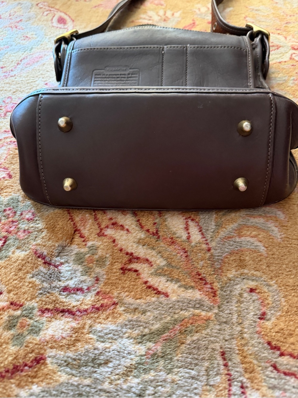 Complete Vintage 1997 Coach Legacy Zip Bag 9966 with Coach Hang Tag! - Picture 11 of 13